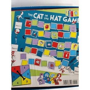 Dr Seuss The Cat In The Hat Board Game University 1996 Vintage -Excellent